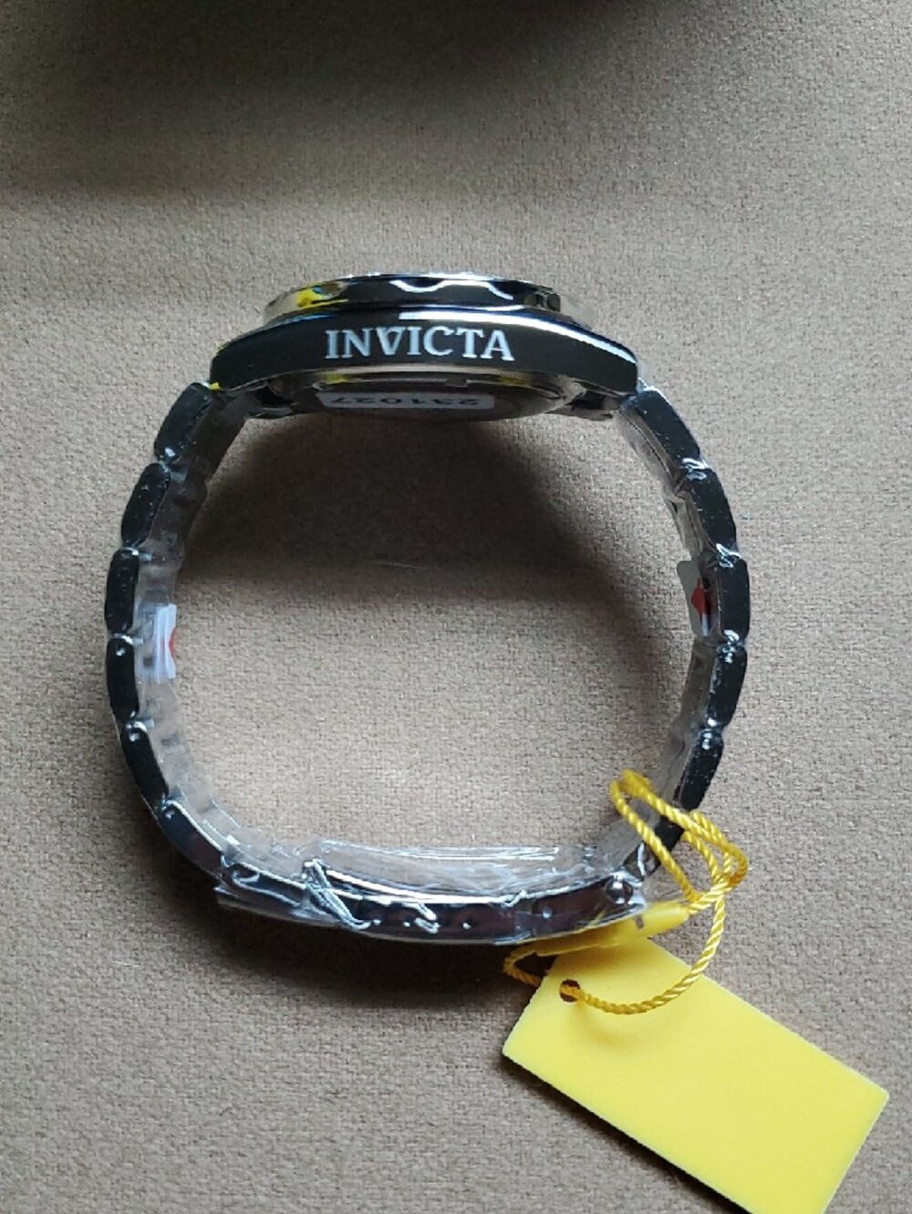 Invicta Silver Crystal-Accented Stainless Steel Watch - Picture 2 of 5